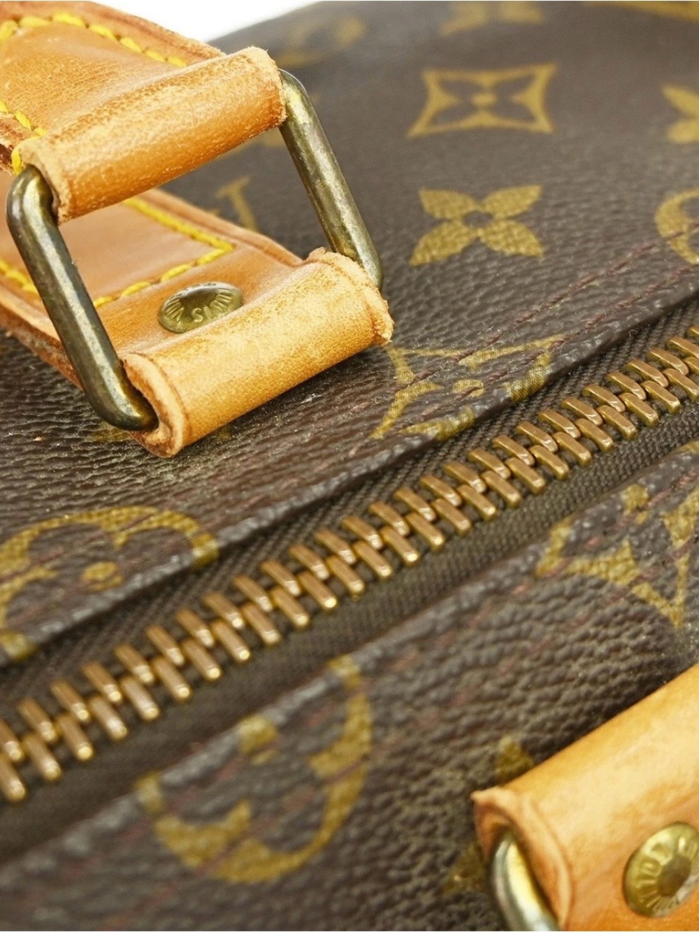 Authentic Louis Vuitton keepall 55 monogram duffle bag unisex travel - Picture 6 of 14